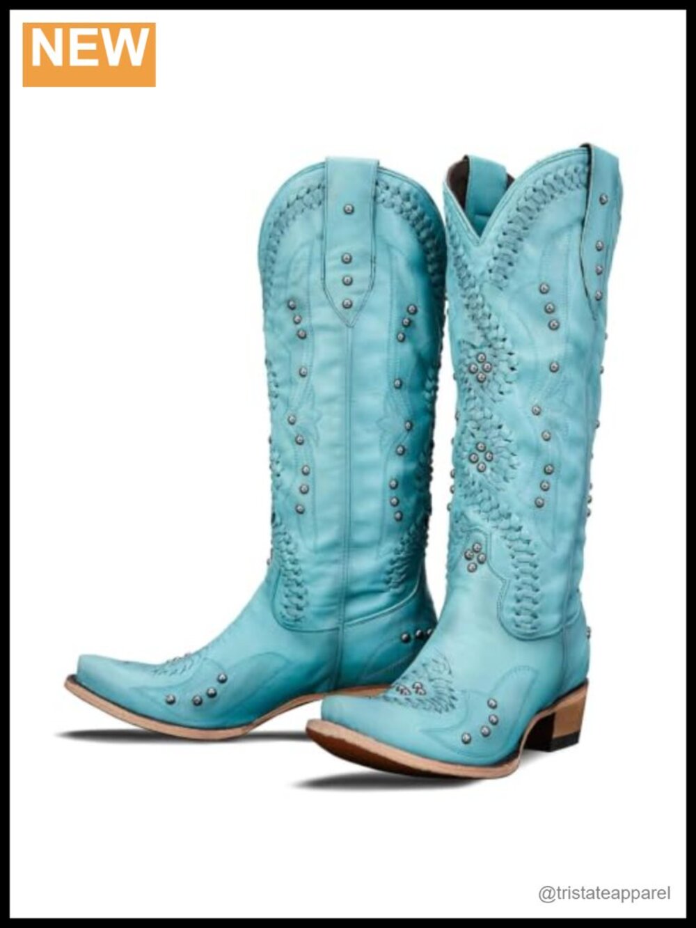 Women's Knee-High Cowgirl Boots Chunky Heel Faux Leather Western Wide Calf